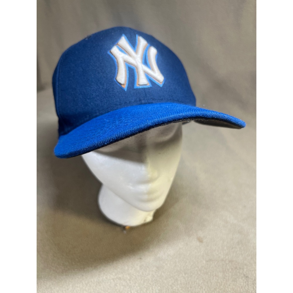New Era 59FIFTY New York Yankees 1996 World Series Patch Fitted Hat Size 7 Navy